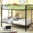 Furniture of America Rainbow CM-BK1032-BK Twin/Twin Bunk Bed IMAGE 2