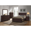 Coaster Furniture Kauffman 204390KW Wood California King Storage Panel Bed - Dark Cocoa IMAGE 11