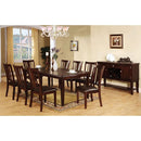 Furniture of America Edgewood Dining Table CM3336T IMAGE 2