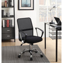 Coaster Furniture Gerta 801319 Upholstered Adjustable Mesh Office Desk Chair - Black IMAGE 9