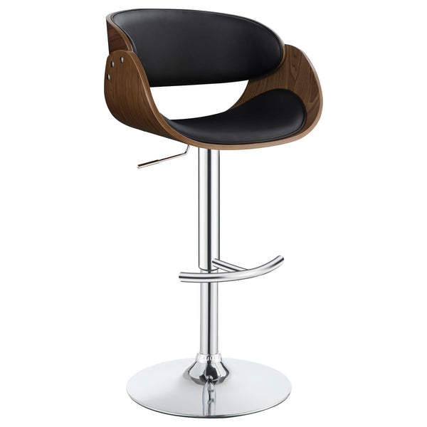 Coaster Furniture Dana 104965 Adjustable Bar Stool - Black and Chrome IMAGE 1