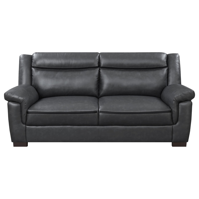 Coaster Furniture Arabella 506591 Upholstered Padded Arm Sofa - Grey IMAGE 2