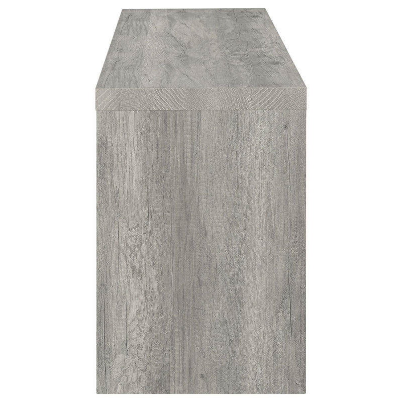 Coaster Furniture Burke 701024 2-Drawer Engineered Wood 59" TV Stand - Grey Driftwood IMAGE 5