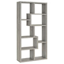 Coaster Furniture Theo 801137 71-inch 7-shelf Bookshelf - Grey Driftwood IMAGE 5
