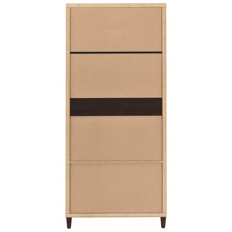 Coaster Furniture Wadeline 950724 2-door Tall Accent Storage Cabinet - Rustic Tobacco IMAGE 4