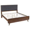 Coaster Furniture Robyn 205131KE Wood Eastern King Platform Bed - Dark Walnut IMAGE 1