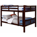 Furniture of America Cameron CM-BK929F-EX Full/Full Bunk Bed, Dark Walnut IMAGE 1