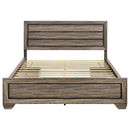 Coaster Furniture Kauffman 204190KW Wood California King Storage Panel Bed - Washed Taupe IMAGE 5