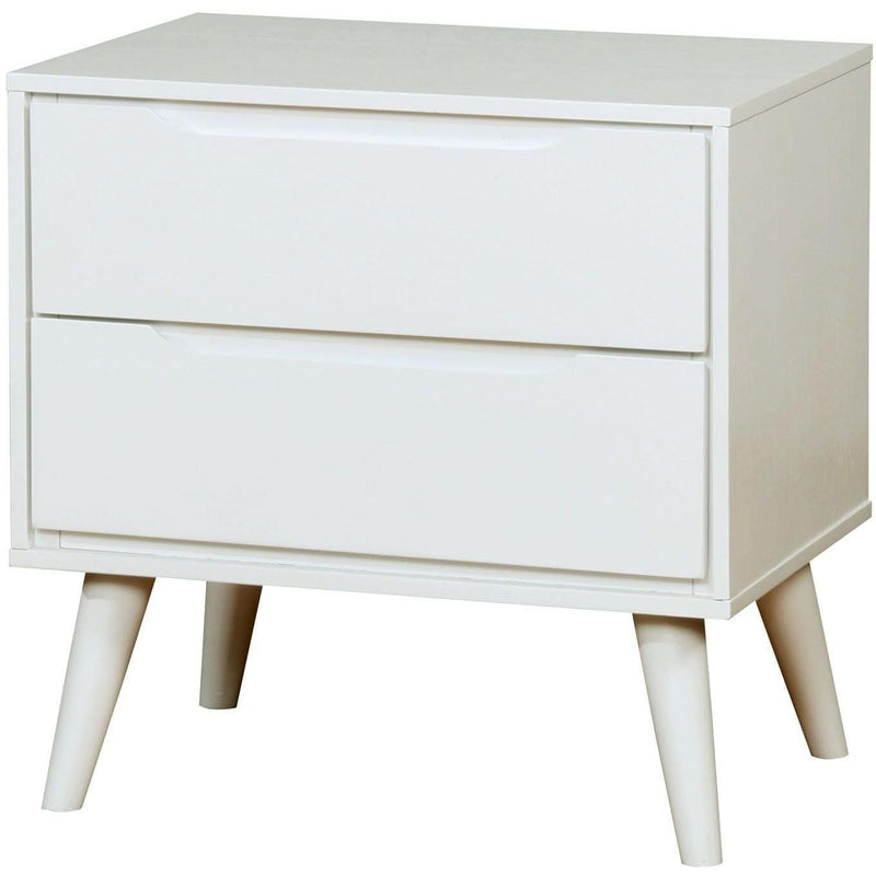 Furniture of America Lennart 2-Drawer Nightstand CM7386WH-N IMAGE 1