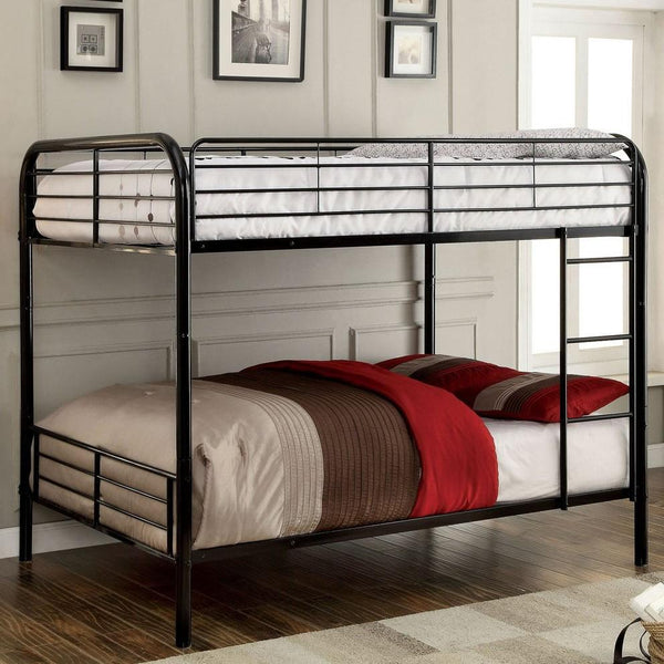 Furniture of America Brocket CM-BK1035F-BK Full/Full Bunk Bed IMAGE 1