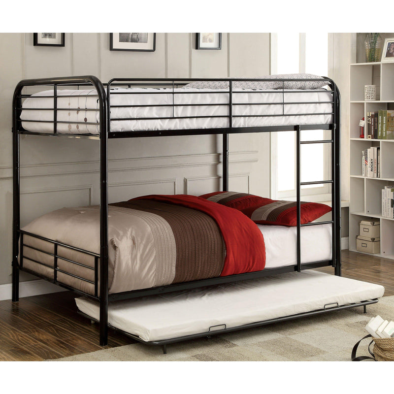 Furniture of America Brocket CM-BK1035F-BK Full/Full Bunk Bed IMAGE 2