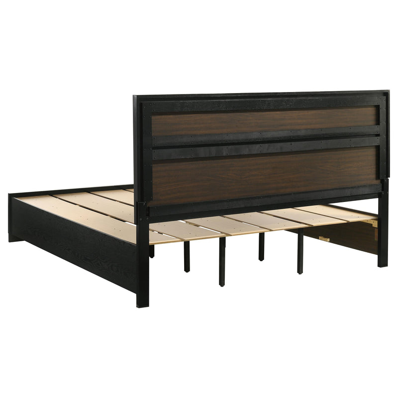Coaster Furniture Miranda 206361KE 51-inch Wood Eastern King Storage Panel Bed - Black IMAGE 4