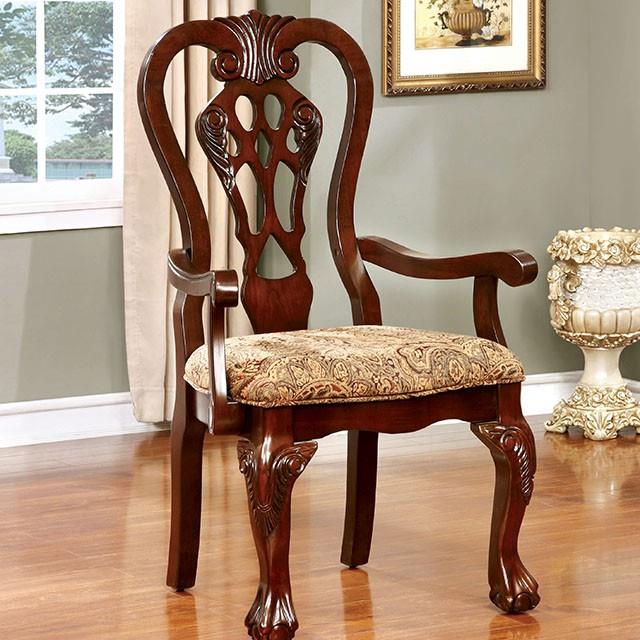 Furniture of America Elana Dining Table with Pedestal Base CM3212T-TABLE IMAGE 3