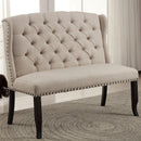 Furniture of America Sania Bench CM3324BK-BN IMAGE 2