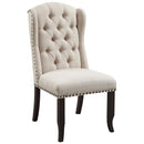 Furniture of America Sania CM3324BK-SC-2PK Side Chair IMAGE 1