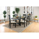 Furniture of America Thomaston Dining Table with Trestle Base CM3543T-TABLE IMAGE 4