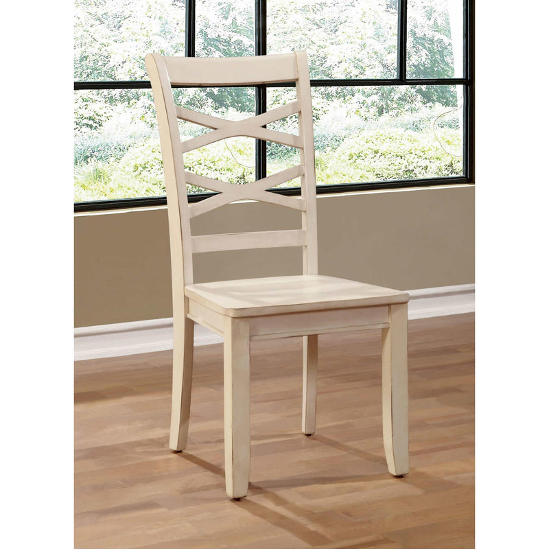  Calgary Furniture Emporium Giselle Dining Chair CM3528WH-SC-2PK IMAGE 2