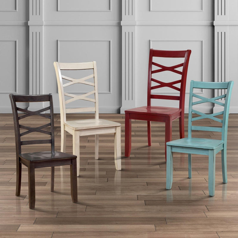  Calgary Furniture Emporium Giselle Dining Chair CM3528WH-SC-2PK IMAGE 3