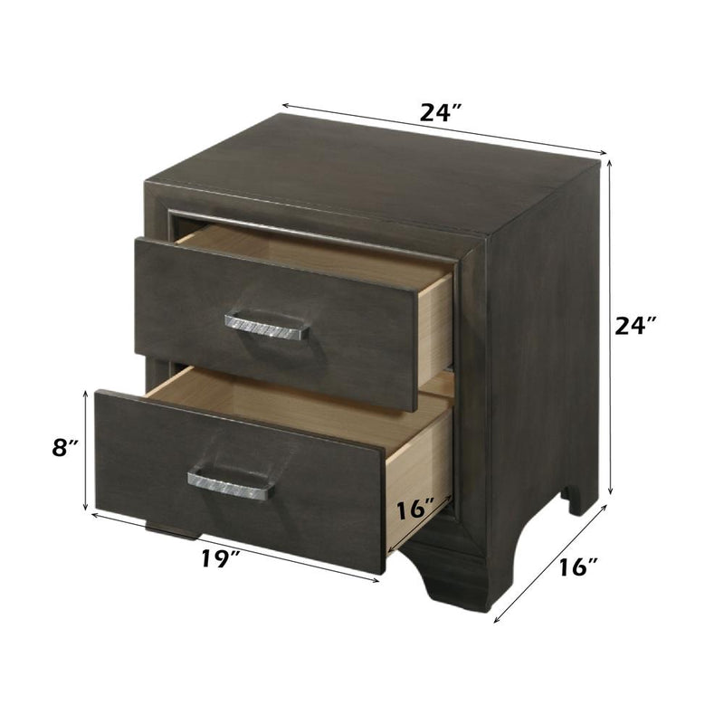 Calgary Furniture Emporium Carine II 2-Drawer Nightstand 26263 IMAGE 3
