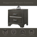 Calgary Furniture Emporium Carine II 2-Drawer Nightstand 26263 IMAGE 4