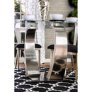 Furniture of America Nova Dining Table with Glass Top and Pedestal Base CM3728T-TABLE IMAGE 6