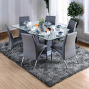 Furniture of America Glenview CM8372GY-T Dining Table, Gray IMAGE 5