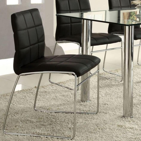Furniture of America Kona CM8320BK-SC-2PK Side Chair IMAGE 1