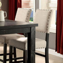 Furniture of America Sania CM3324BK-PC-2PK Counter Height Chair IMAGE 3