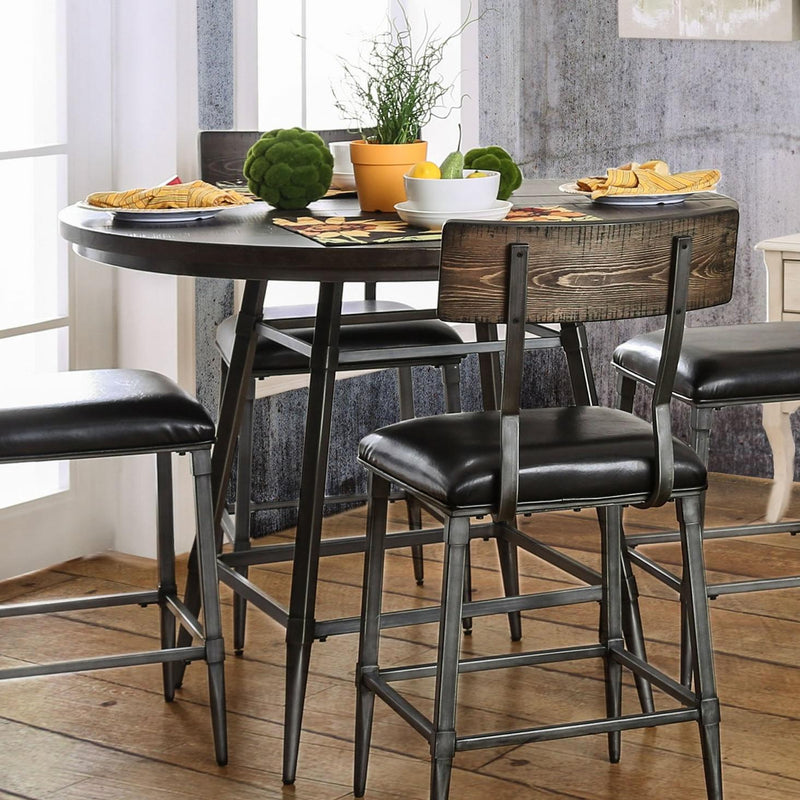 Furniture of America Mullane CM3370RPT Counter Height Table IMAGE 1
