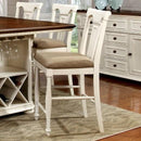 Furniture of America Sabrina CM3199WC-PC-2PK Counter Height Chair IMAGE 2