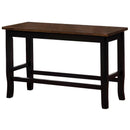 Furniture of America Dover Counter Height Bench CM3326BC-PBN IMAGE 1