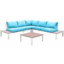 Furniture of America Winona CM-OS2580-PK Patio Sectional w/ Ottoman IMAGE 1