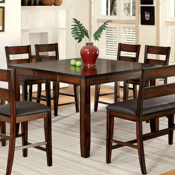 Furniture of America Dickinson CM3187PT Counter Height Table IMAGE 1