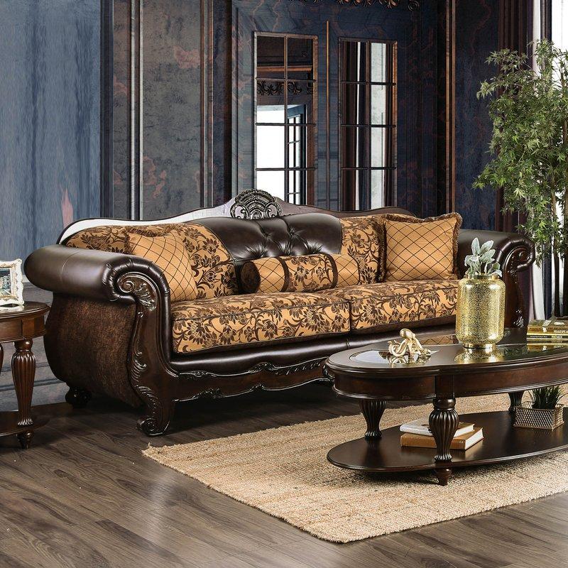 Furniture of America Quirino Stationary Fabric Sofa SM6417-SF IMAGE 1