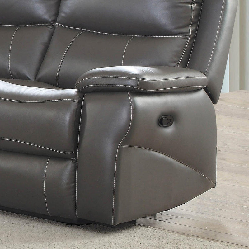Furniture of America Lila Reclining Leather Match Sofa CM6540-SF IMAGE 3
