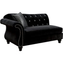 Furniture of America Jolanda Fabric 3 pc Sectional CM6158BK-SET IMAGE 2