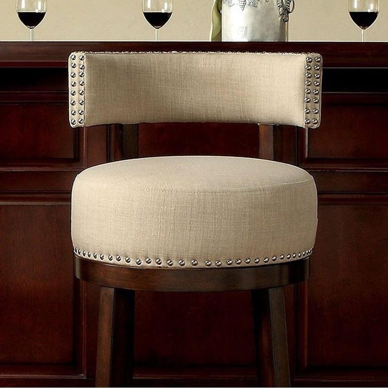 Furniture of America Lynsey CM-BR6252BG-24-2PK 25" Bar Stool IMAGE 2