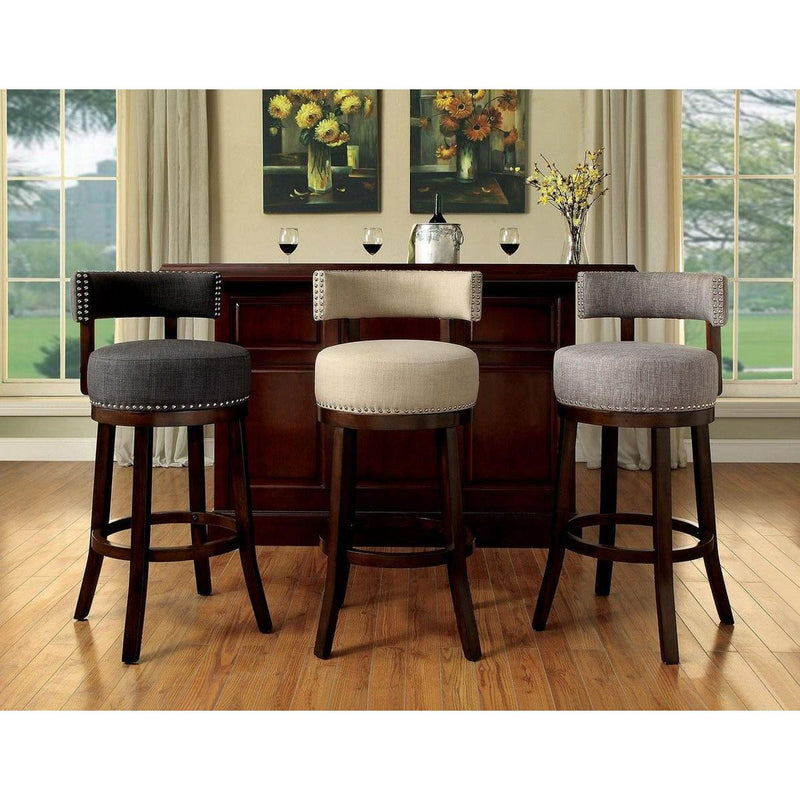 Furniture of America Lynsey CM-BR6252BG-24-2PK 25" Bar Stool IMAGE 4