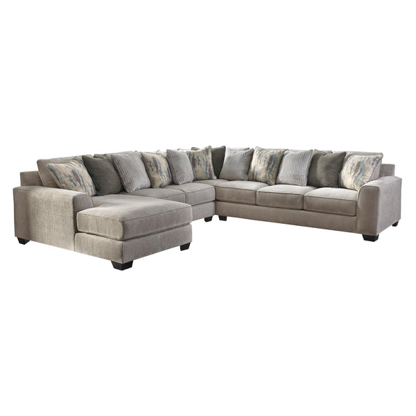  Benchcraft Ardsley Fabric 4 pc Sectional 3950416/3950434/3950477/3950467 IMAGE 1