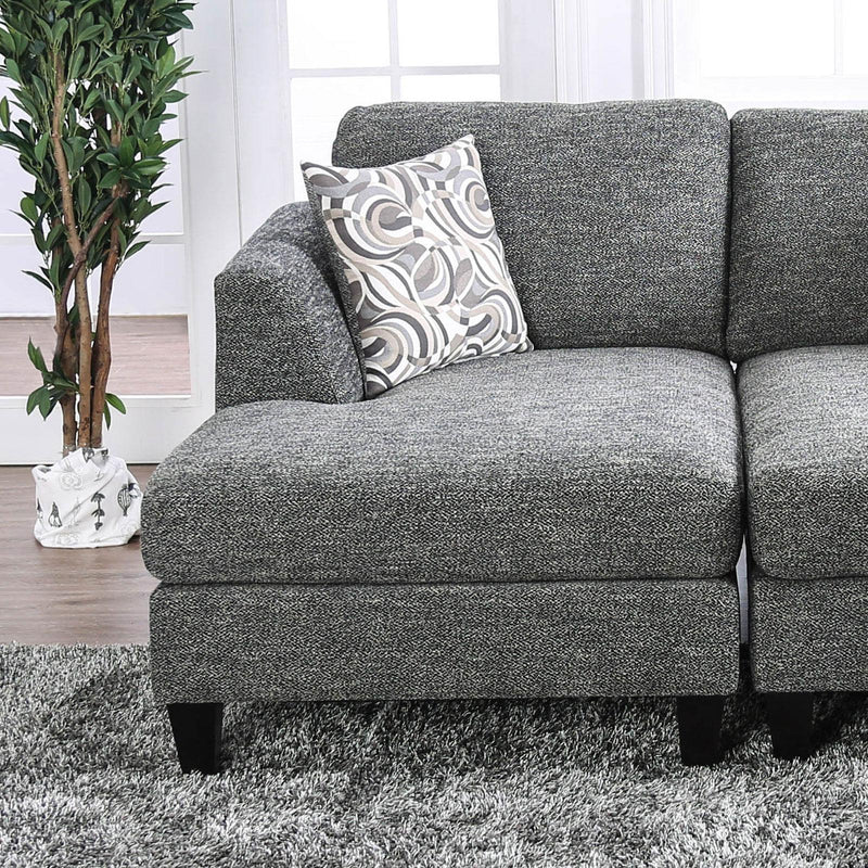 Furniture of America Lowry CM6363-SET Sectional w/ Ottoman IMAGE 6