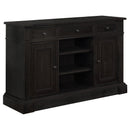 Coaster Furniture Phelps 121235 2-door Sideboard Buffet Cabinet - Distressed Noir IMAGE 1