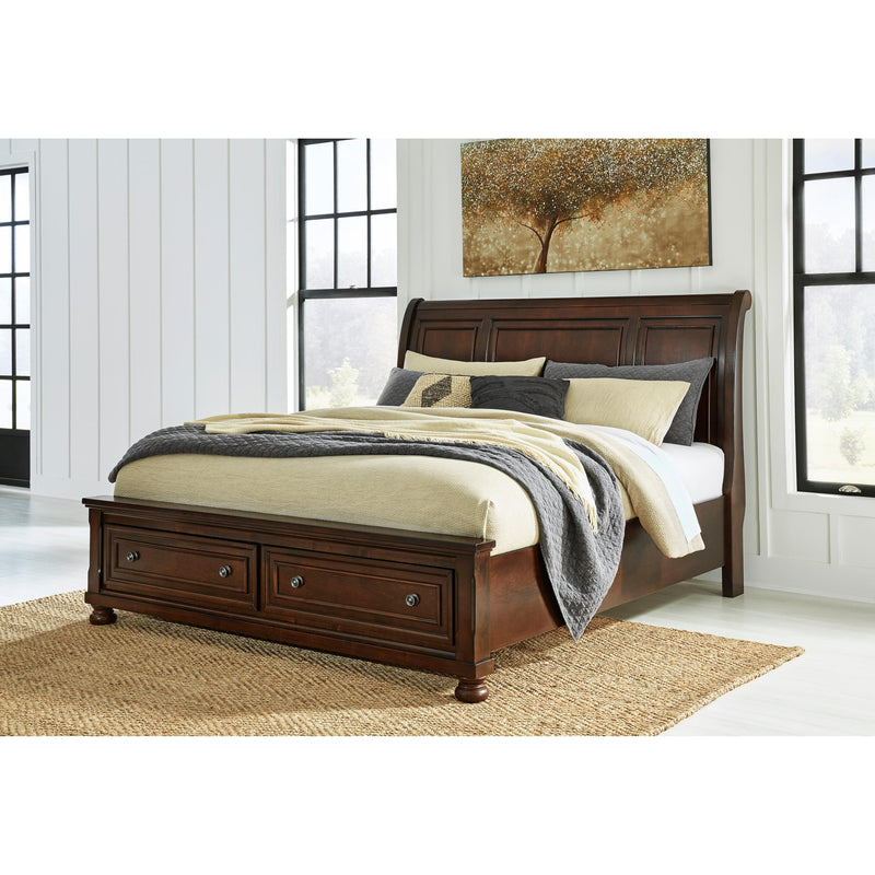  Millennium Porter B697B27 7 pc King Sleigh Storage Bedroom Set IMAGE 2