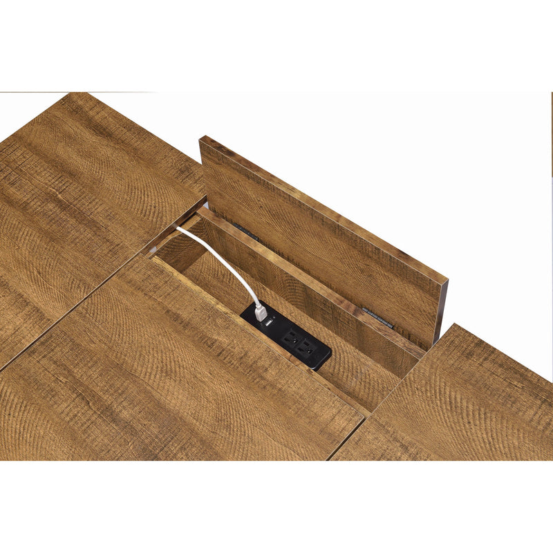 Coaster Furniture Sheeran 802011 47-inch Writing Desk with Storage - Rustic Amber IMAGE 9