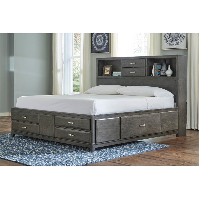  Signature Design by Ashley Caitbrook California King Bookcase Bed with Storage B476-69/B476-66/B476-95 IMAGE 3