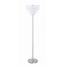 Coaster Furniture Anya 920067 61-inch Hanging Crystal Metal Floor Lamp - Chrome IMAGE 1