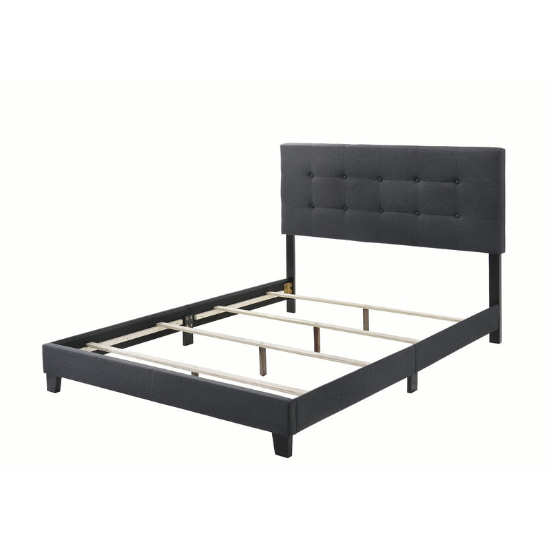 Coaster Furniture Mapes 305746KE Upholstered Eastern King Panel Bed - Charcoal IMAGE 2