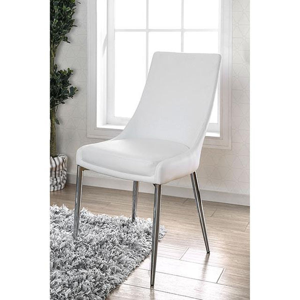 Furniture of America Izzy CM3384WH-SC-2PK Side Chair IMAGE 1