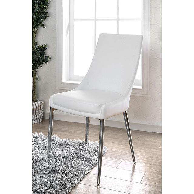 Furniture of America Izzy CM3384WH-SC-2PK Side Chair IMAGE 1