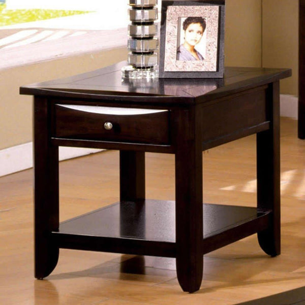 Furniture of America Baldwin End Table CM4265DK-E IMAGE 1