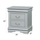 Calgary Furniture Emporium Louis Philippe III 2-Drawer Nightstand 26703 IMAGE 10